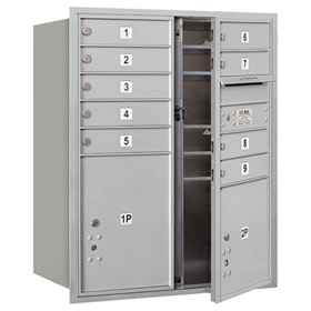 Salsbury 4C Mailboxes 3710DA-09 Aluminum