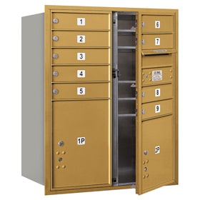 Salsbury 4C Mailboxes 3710DA-09 Gold