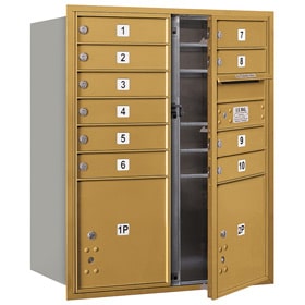 Salsbury 4C Mailboxes 3710DA-10 Gold