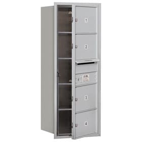 Salsbury 4C Mailboxes 3710SA-04 Aluminum