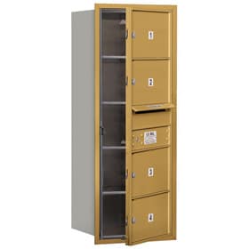Salsbury 4C Mailboxes 3710S-04 Gold