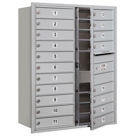 Salsbury 4C Mailboxes 3711D-19 Aluminum