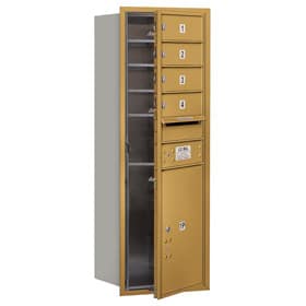 Salsbury 4C Mailboxes 3711S-04 Gold