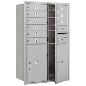 Salsbury 4C Mailboxes 3712D-10 Aluminum