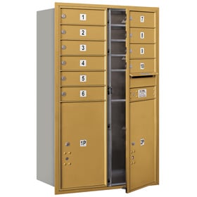 Salsbury 4C Mailboxes 3712D-10 Gold