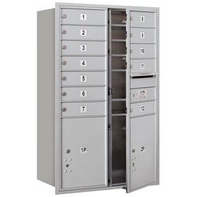 Salsbury 4C Mailboxes 3712D-12 Aluminum