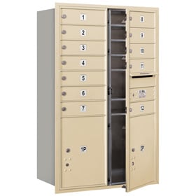 Salsbury 4C Mailboxes 3712D-12 Sandstone