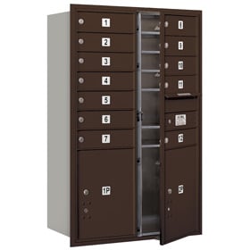 Salsbury 4C Mailboxes 3712D-12 Bronze