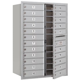 Salsbury 4C Mailboxes 3712D-22 Aluminum