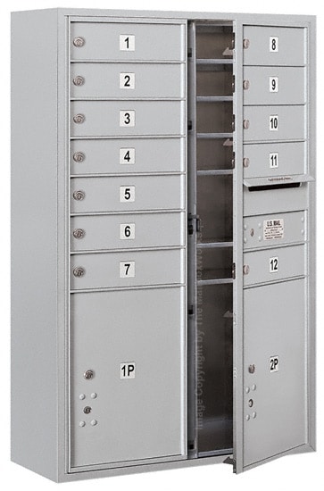 3712D12 Surface Mount Commercial 4C Mailboxes