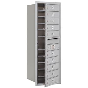 Salsbury 4C Mailboxes 3712S-10 Aluminum