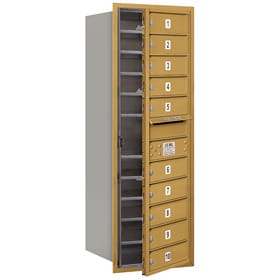 Salsbury 4C Mailboxes 3712S-10 Gold