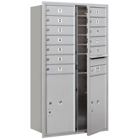 Salsbury 4C Mailboxes 3713D-12 Aluminum