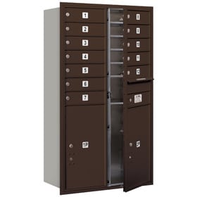 Salsbury 4C Mailboxes 3713D-12 Bronze
