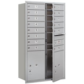 Salsbury 4C Mailboxes 3713D-14 Aluminum