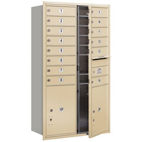 Salsbury 4C Mailboxes 3713D-14 Sandstone