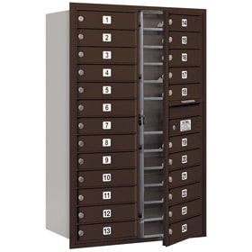 Salsbury 4C Mailboxes 3713D-24 Bronze