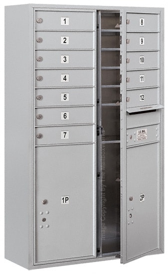 3713D12 Surface Mount Commercial 4C Mailboxes