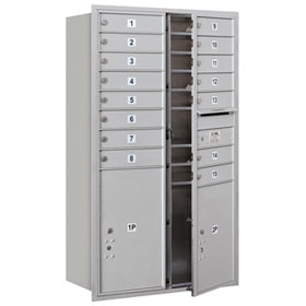 Salsbury 4C Mailboxes 3714D-15 Aluminum