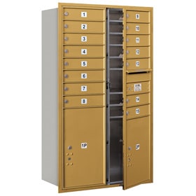 Salsbury 4C Mailboxes 3714D-15 Gold