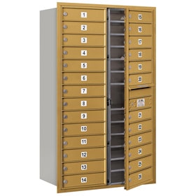 Salsbury 4C Mailboxes 3714D-26 Gold