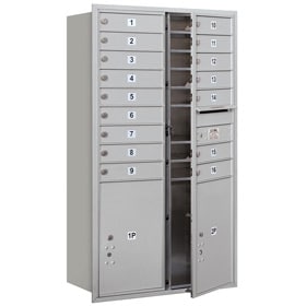 Salsbury 4C Mailboxes 3715D-16 Aluminum