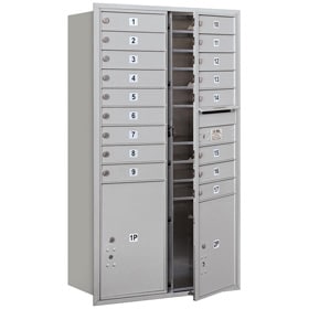 Salsbury 4C Mailboxes 3715D-17 Aluminum