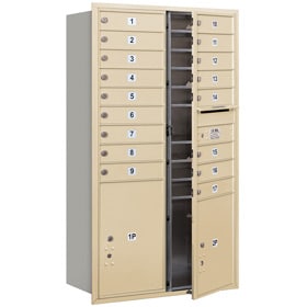 Salsbury 4C Mailboxes 3715D-17 Sandstone