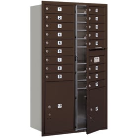 Salsbury 4C Mailboxes 3715D-17 Bronze