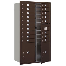 Salsbury 4C Mailboxes 3715D-18 Bronze
