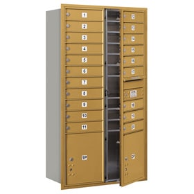Salsbury 4C Mailboxes 3716D-20 Gold