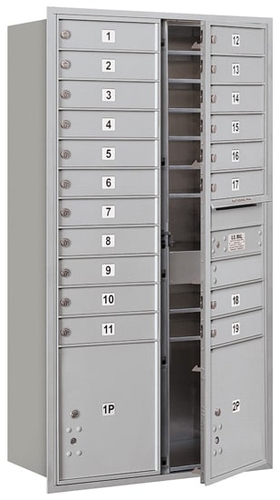 3716D19 Front Loading Commercial 4C Mailboxes