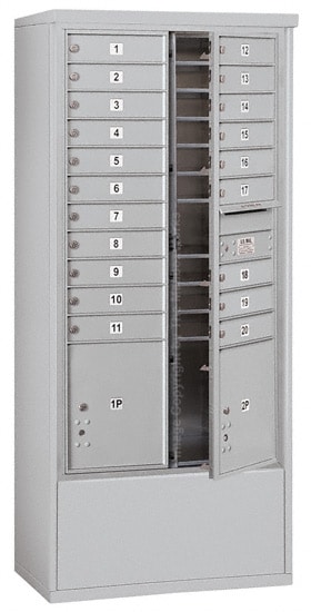 3716D20 Free Standing Commercial 4C Mailboxes