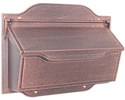 Special Lite Contemporary Horizontal Mailbox Copper