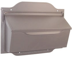 Special Lite Contemporary Horizontal Mailbox Mocha