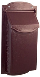 Special Lite Contemporary Vertical Mailbox Burgundy