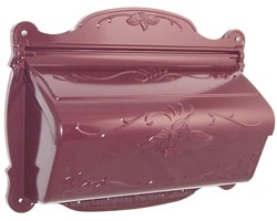 Special Lite Hummingbird Horizontal Mailbox Burgundy
