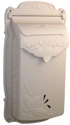 Special Lite Floral Vertical Mailbox Champagne