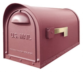 Special Lite Classic Mailbox Burgundy