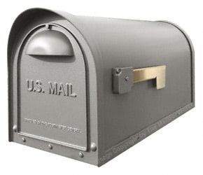 Special Lite Products Classic Mailbox Gunmetal