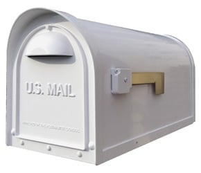 Special Lite Products Classic Mailbox White