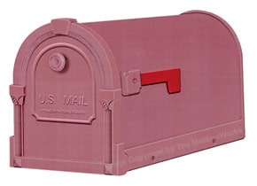 Special Lite Savannah Mailboxes Burgundy