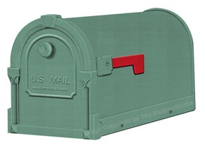 Special Lite Savannah Mailboxes Evergreen