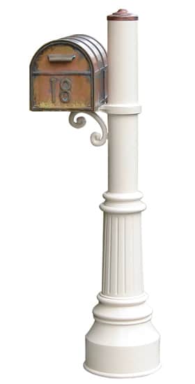 Streetscape Westchester Mailbox with Capistrano Post (flag included) Product Image