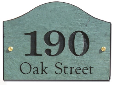 Stone Mill Loaf Address Plaque