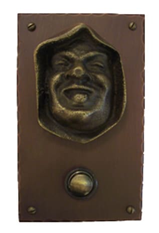 Waterglass Studios Franciscan Brass Door Bell