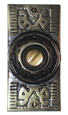 Waterglass Studios Victorian Brass Door Bell