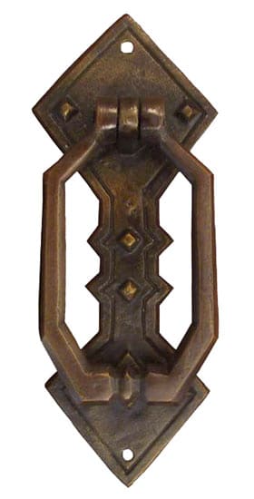 Waterglass Studios Mission Brass Door Knocker
