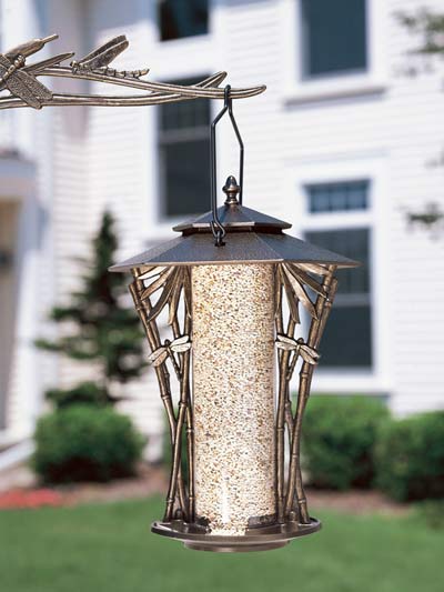 Whitehall Dragonfly Silhouette Bird Feeder