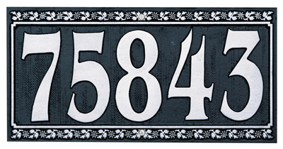 Whitehall Dresden Address Plaque Product Image
